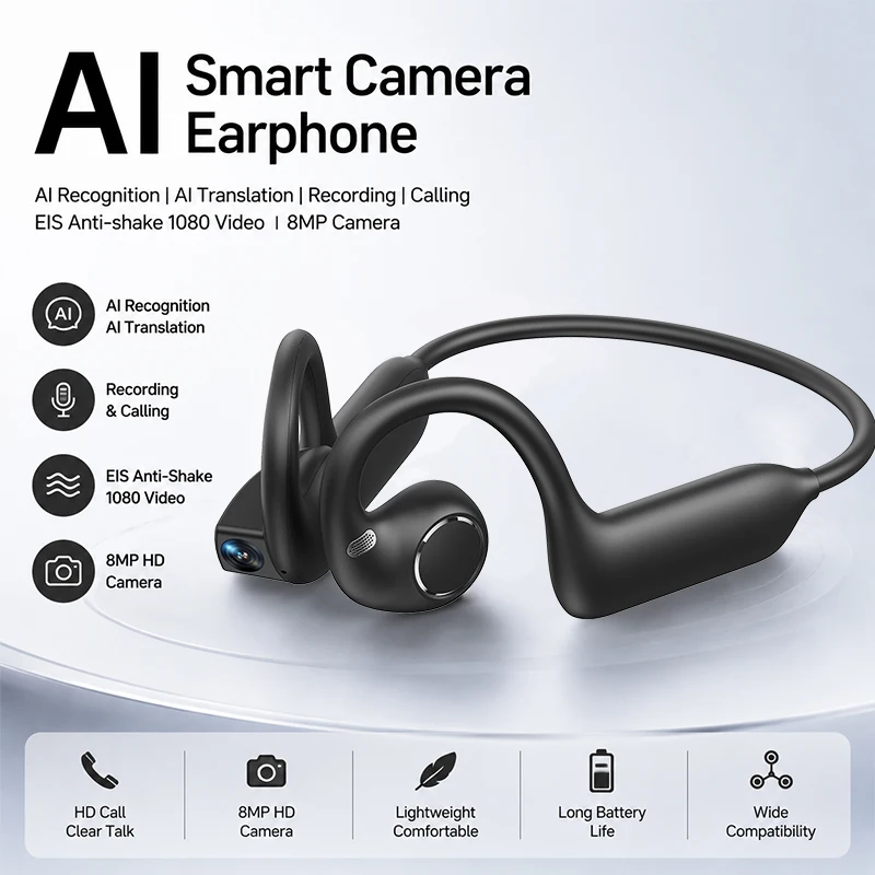 AIGLASSZ Lingo Buds LB06 – Camera Earphones, 8MP Photo/Video, Wi-Fi Transfer - Image 10