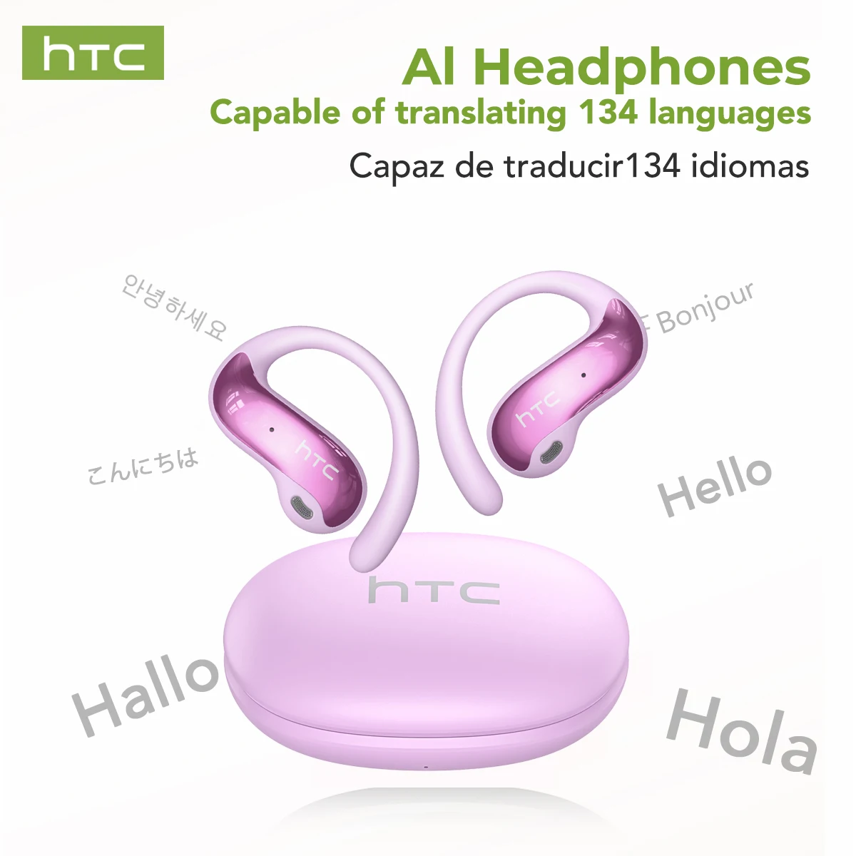 HTC NE19 OWS Open-Ear Sports Earbuds – AI Translator, Waterproof - Image 7