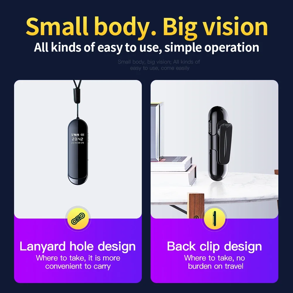 AIGLASSZ Note N03 – 1080P Wide-Angle Necklace Action Camera & Voice Recorder - Image 4