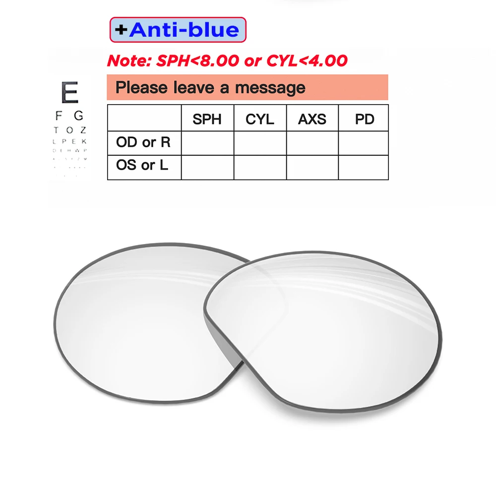 Custom Prescription Replacement Lenses for Oakley Meta HSTN OW8002 - Image 7
